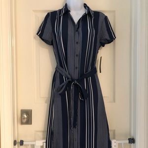 Lulu’s Long Stripes Shirt Dress